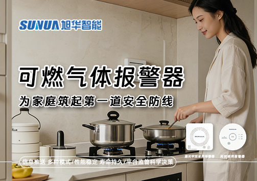 可燃气体报警器，为家庭筑起第一道安全防线！